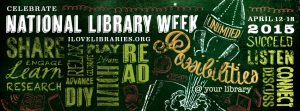 Celebrate National Library week Banner
