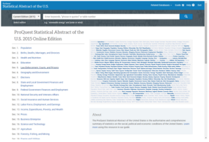 Statistical Abstracts